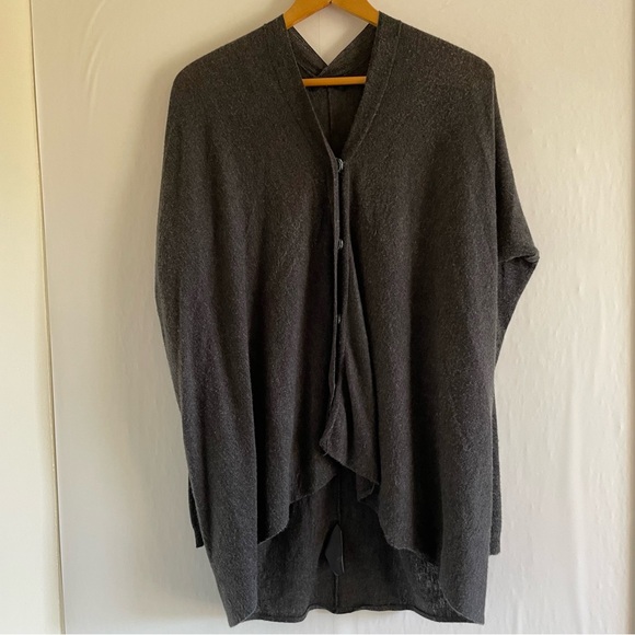 Jarbo Gray Long Sleeve Button Down Cardigan Size 38 EU - Picture 2 of 10